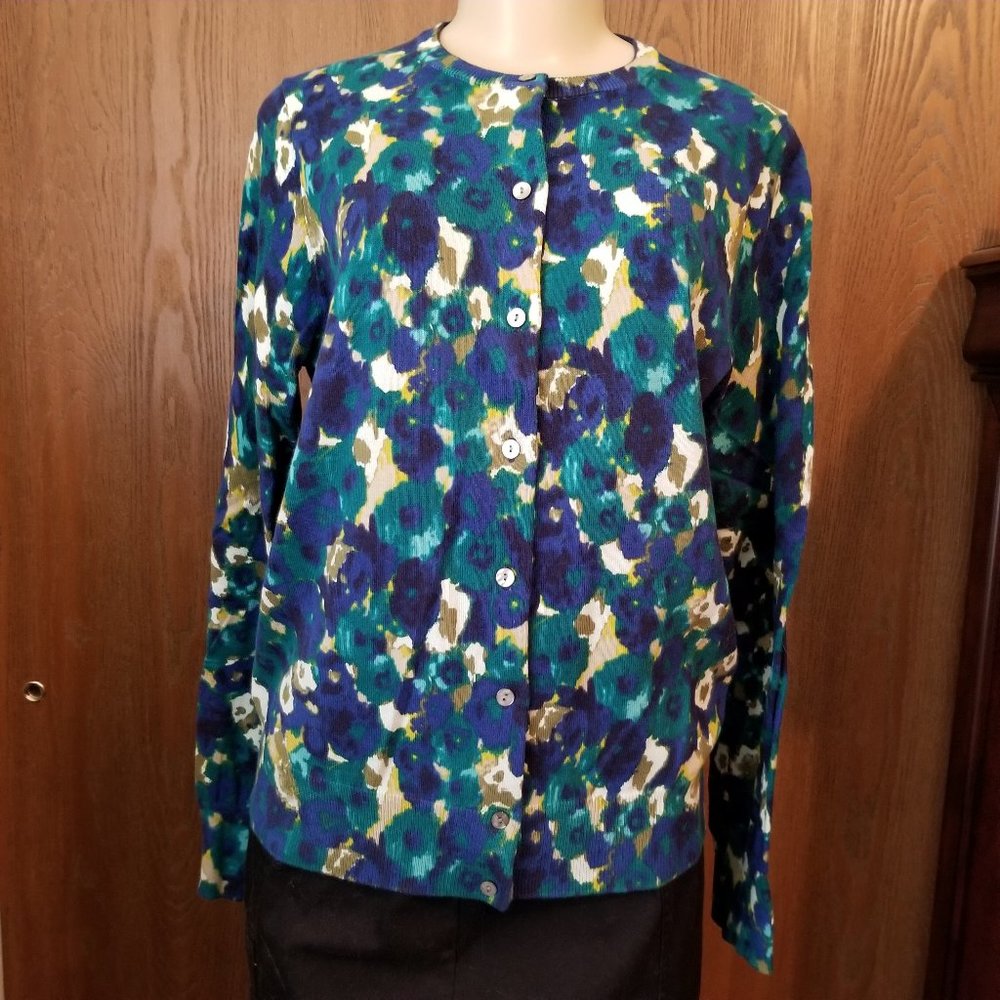 Lands End Cardigan Size M